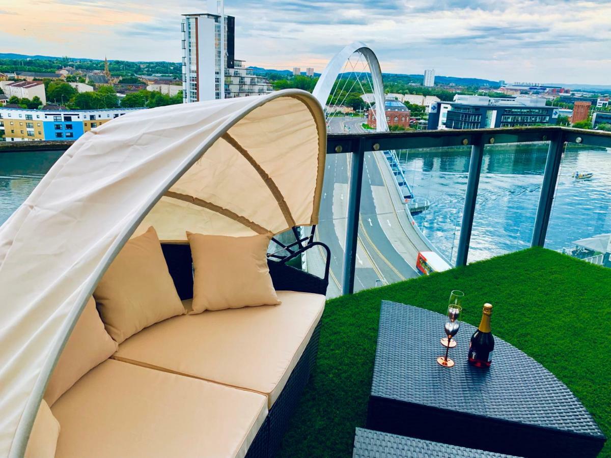 Glasgow City Centre - The Penthouse With Riverviews - Exterior photo